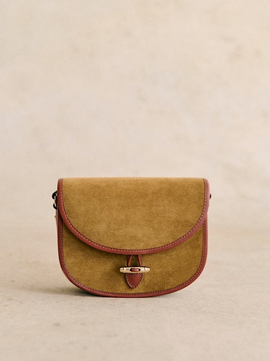 Sezane Handbags - NWT Sézane Claude Vintage Bag in Multi Taupe